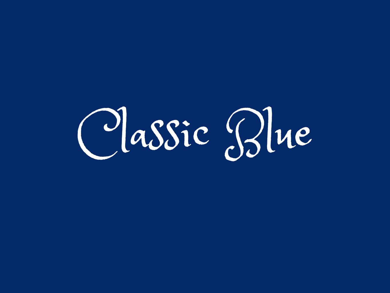 classic blue